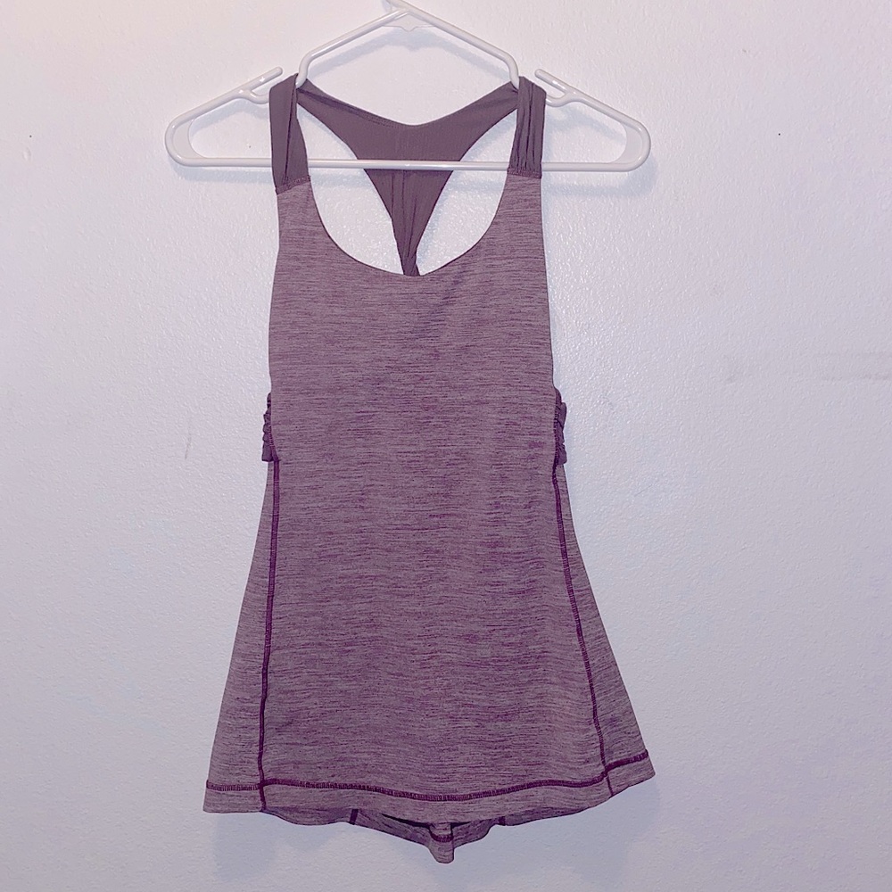 Lululemon Purple Athletic Tank Adjustable Bra 4